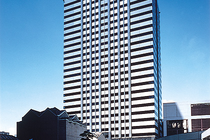 Tennoz Central Tower (Japan) Super-high-rise building with columnless space