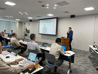 開会の挨拶(前田社長)