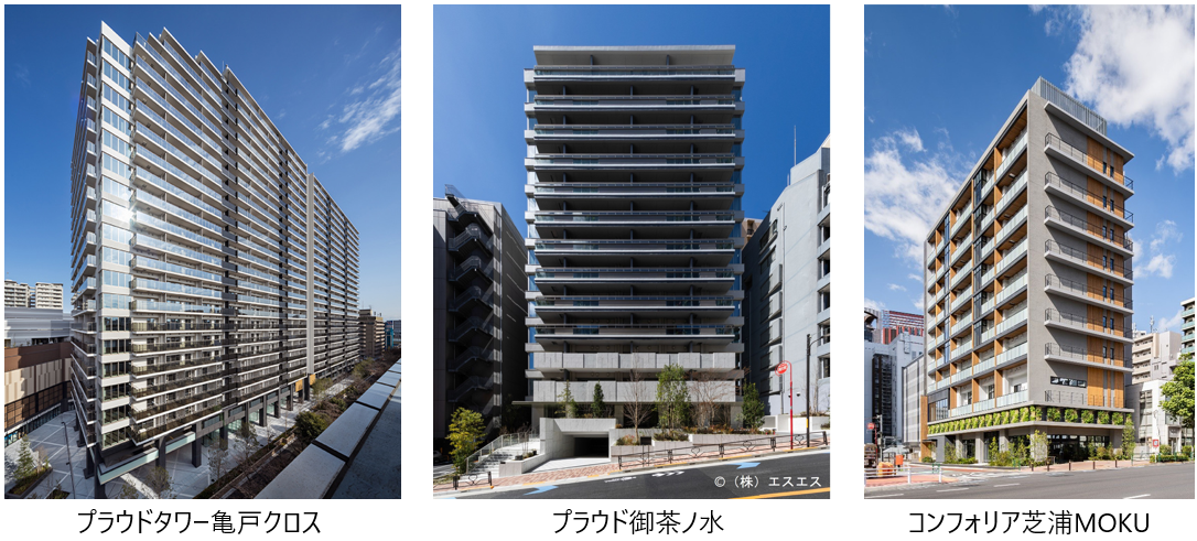プロトタイプ（プラウドタワー亀戸クロスプラウド御茶ノ水コンフォリア芝浦MOKU