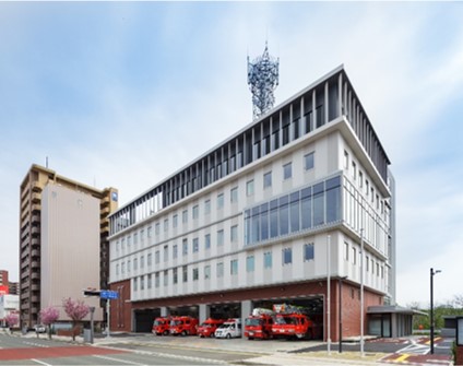 盛岡中央消防署新庁舎［消防署　地上4階　基礎免震］