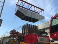 梁部函体建込み状況
