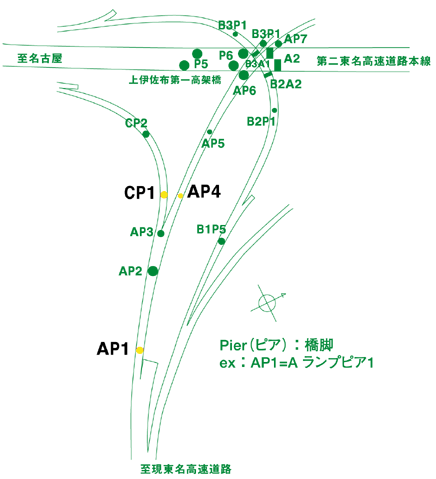 吉原ジャンクション1（拡大図）｜Construction REPORT｜実績・事例｜前田建設工業株式会社