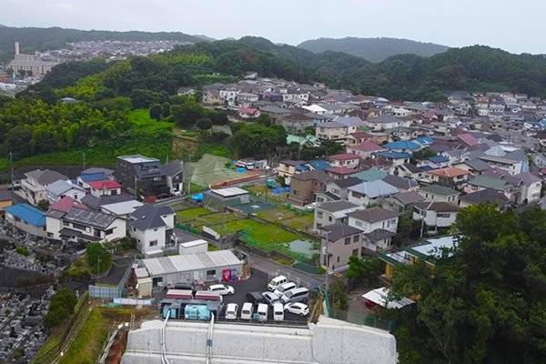 施工方面上空