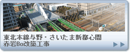 東北本線与野・さいたま新都心間赤岩Bo改築工事