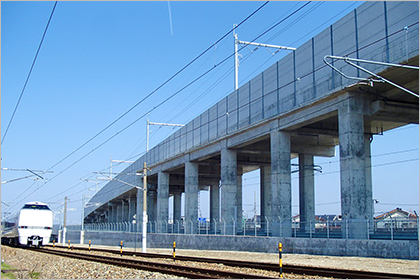 Hokuriku Shinkansen Hakusan Narimachi Viaduct