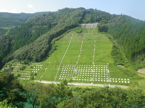 山須原発電所調整池内崩壊斜面災害復旧工事