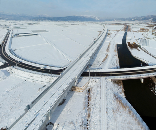 北海道新幹線、飯田高架橋