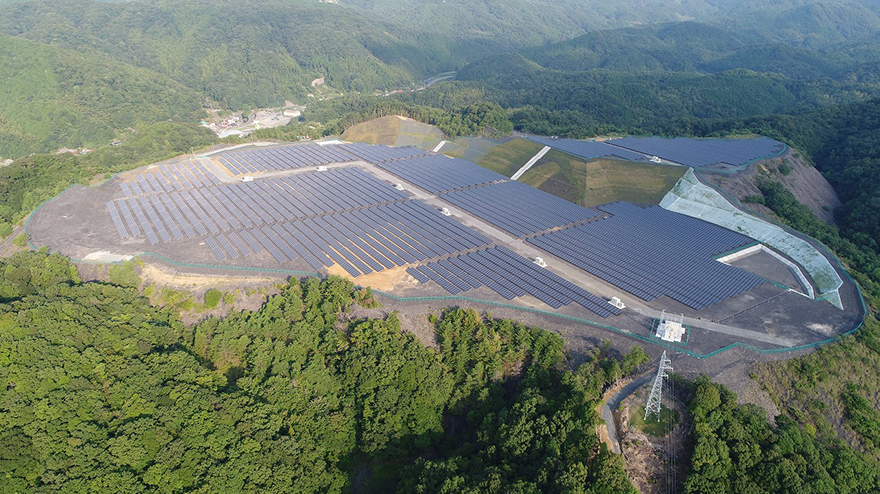 美祢太陽光発電所建設工事