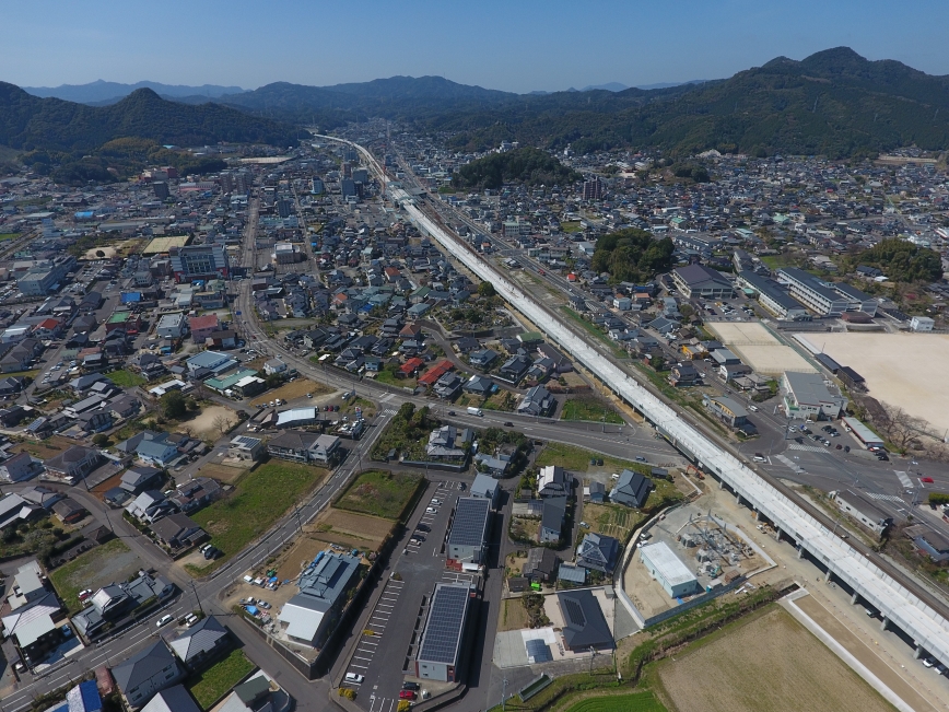 九州新幹線（西九州）、武雄温泉駅高架橋他