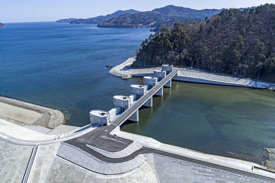 二級河川鵜住居川筋鵜住居地区河川災害復旧（23災647号）水門土木工事